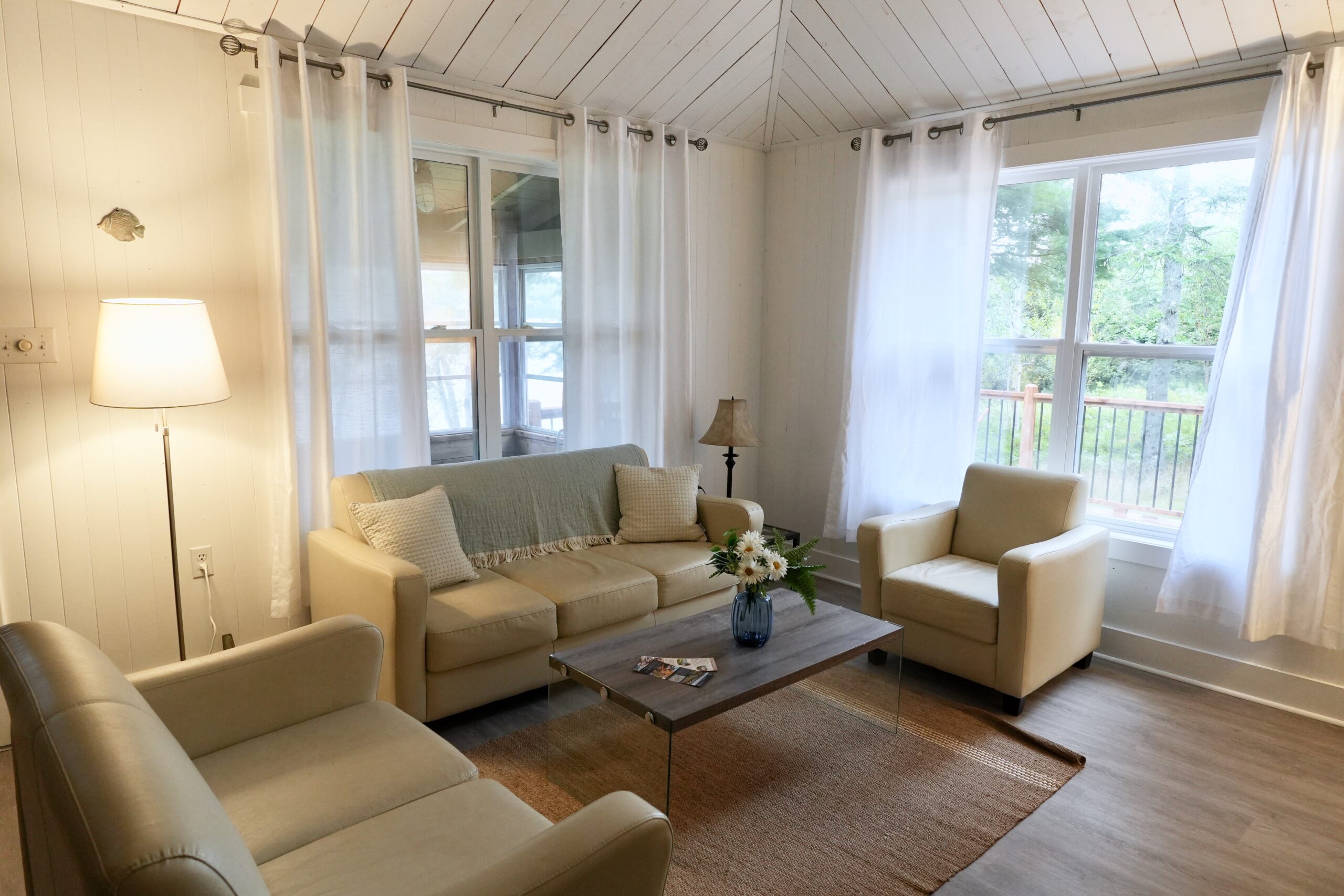 Interior of Mussel Cove Cottage Living Room
